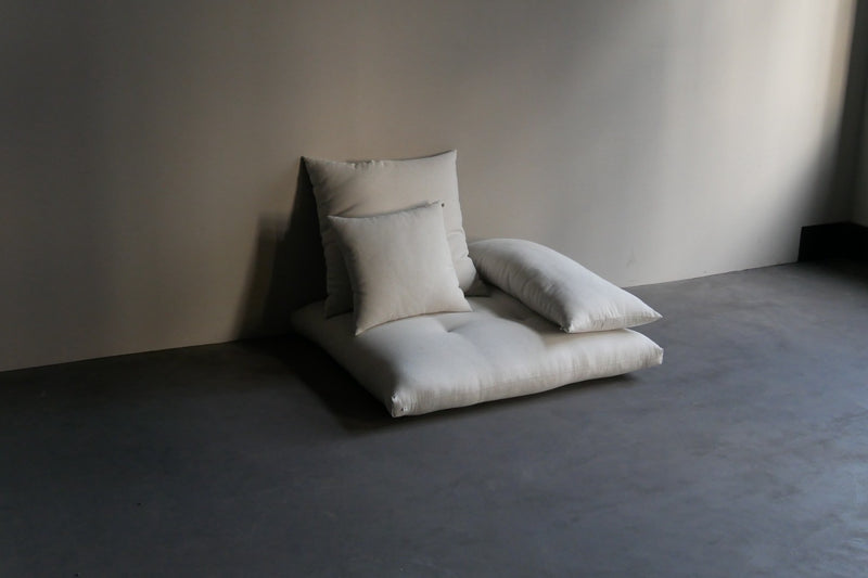 Cotton linen oxford floor mat