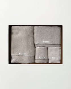 Raw linen towel 4pieces gift set
