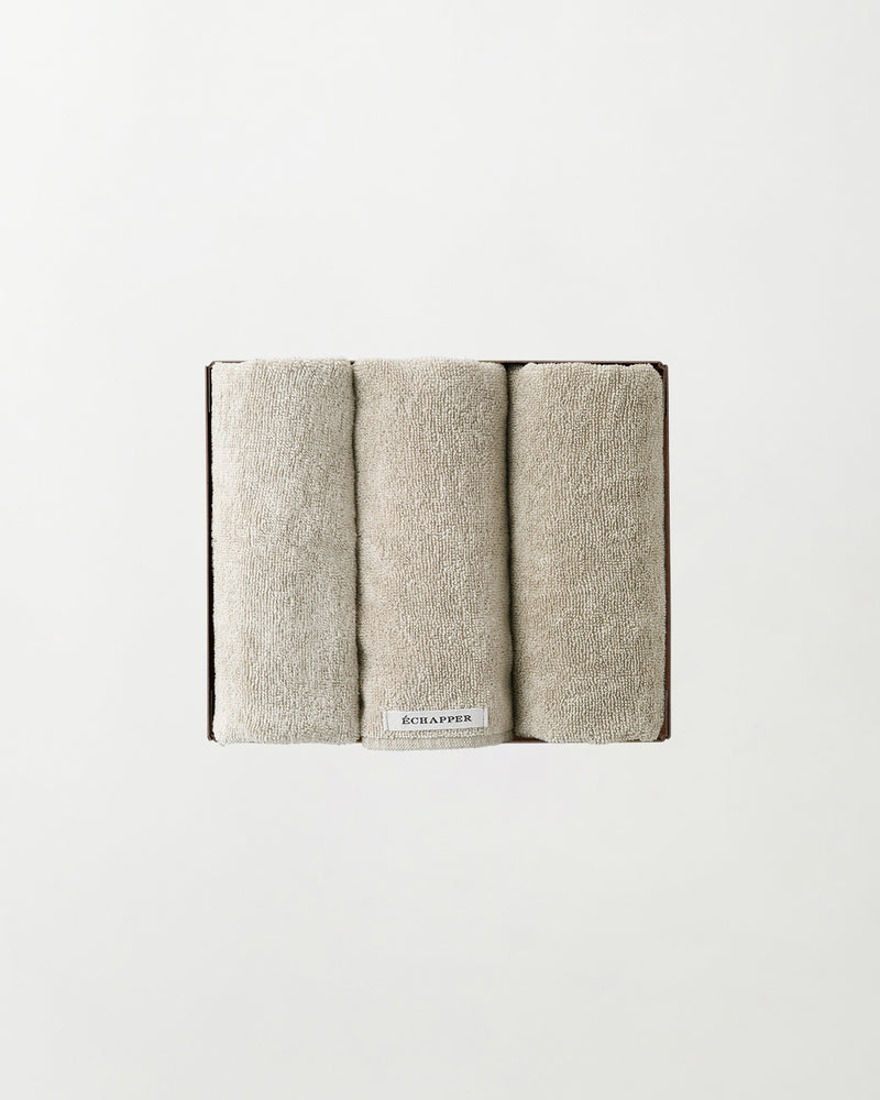 Linen towel 3pieces gift set
