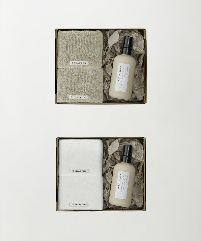 Linen mini towel ＆ Linen spray gift set