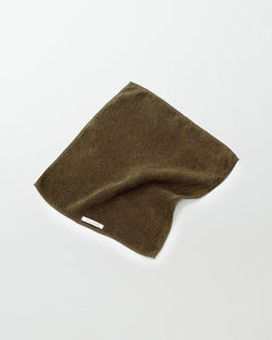 Botanically coloured linen towel