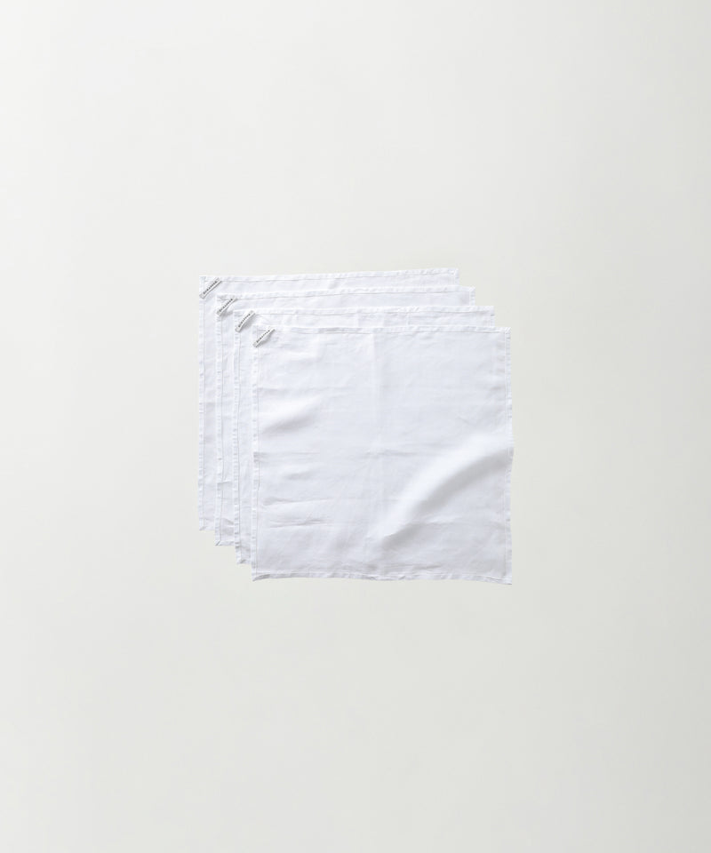 Raw linen napkin 4pieces set
