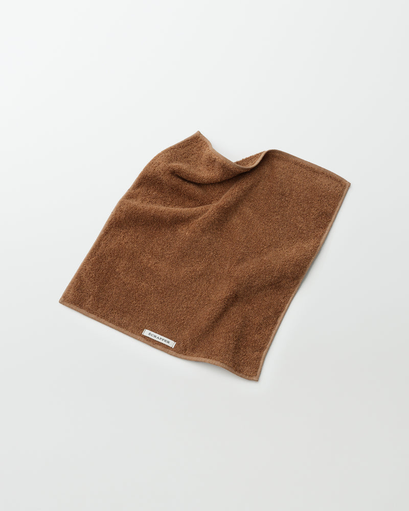 Raw brown cotton towel 3pieces gift set