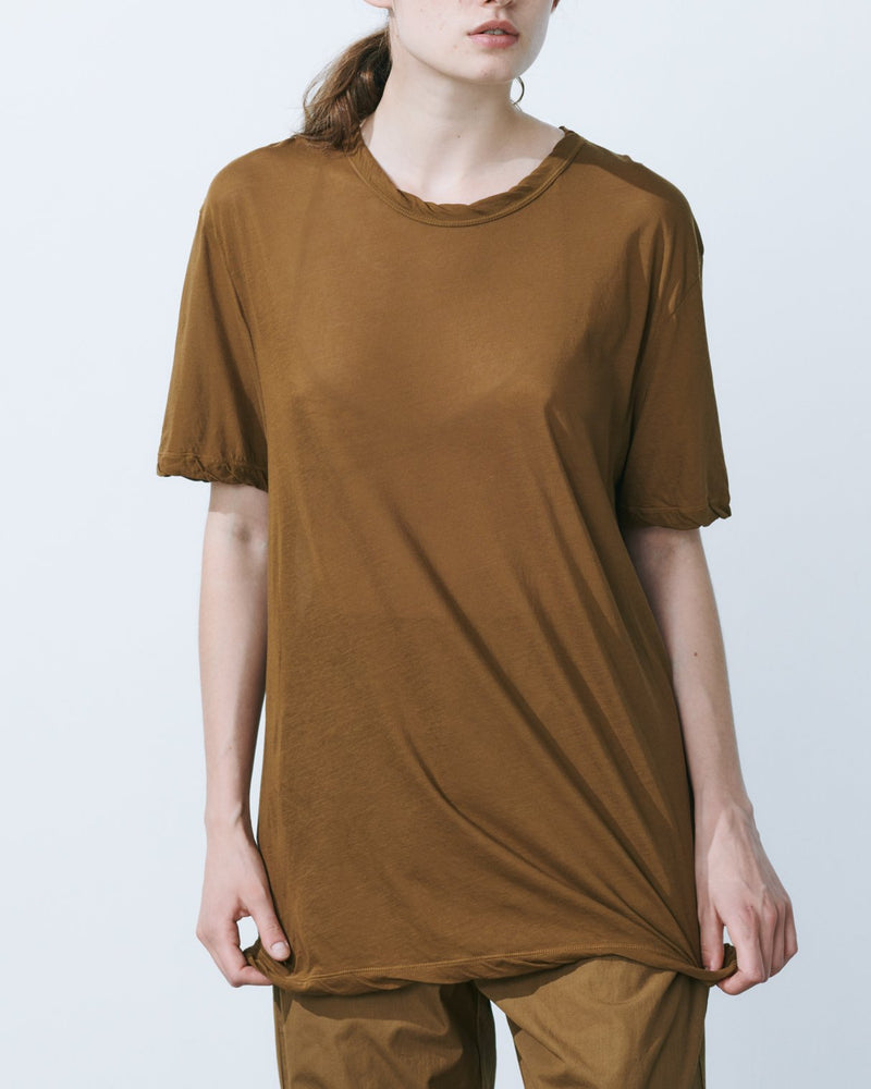 | – エシャペ T-shirt cotton Botanically soft coloured ÉCHAPPER