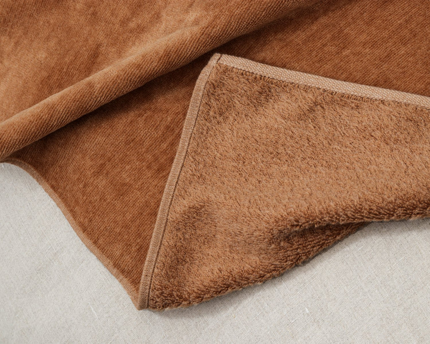 【新作入荷!!】  Raw brown エシャペ | ÉCHAPPER – blanket throw cotton アウトドア寝具