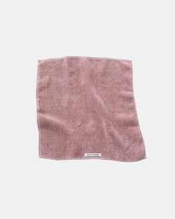 Azuki coloured linen towel